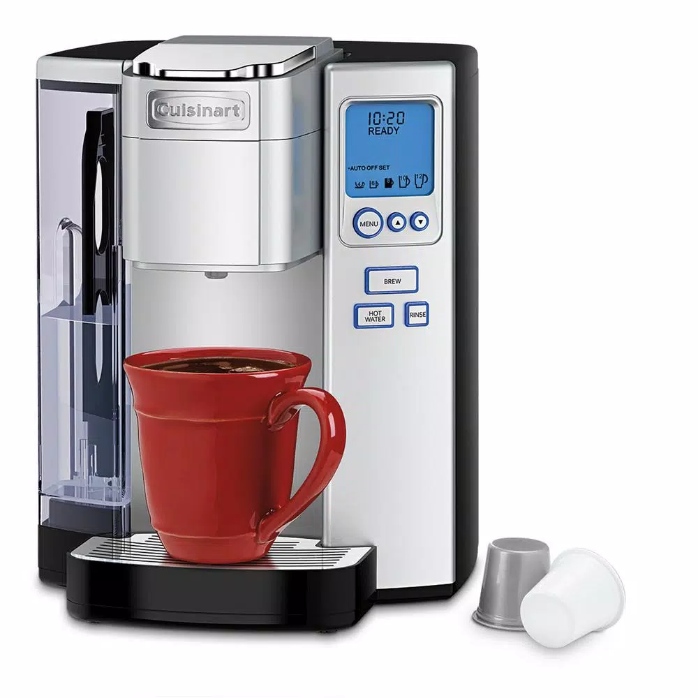 Cuisinart Premium Programmable Single Serve Coffee Maker, Silver