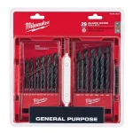 Milwaukee Shockwave Impact Duty Driver Bit Set (40-Pc) & Thunderbolt Black Oxide Drill Bit Set (29-Pc) 69-Piece Combo thumbnail 4