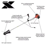 ECHO SRM-2620U 25.4 cc Gas 2-Stroke Brush Cutter Trimmer thumbnail 2