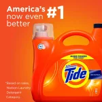 Tide Original Scent Liquid Laundry Detergent, 150 oz (96 Loads) thumbnail 8
