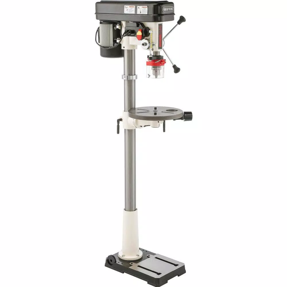 Shop Fox 13-1/4 in. Oscillating Floor Model Drill Press, 3/4 HP, 110 V