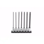 Husky 14-Piece 3/8 in. Drive Long Ball-End Hex Bit Socket Set, SAE and Metric thumbnail 2