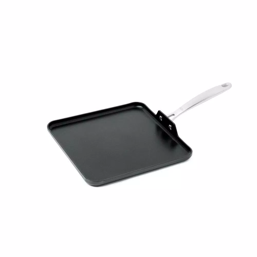 OXO Good Grips 11 in. Hard-Anodized Aluminum Ceramic Nonstick Griddle, Black