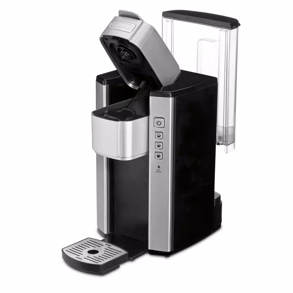 Cuisinart Single Serve Coffee Maker, K-Cup Compatible Brewer with 40 oz. Reservoir, Black and Silver