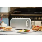 BergHOFF Seren 2-Slice Chrome Long Slot Toaster with Side Loading Rack thumbnail 5
