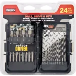 MIBRO 24-Piece HSS Drill Bit, Screwdriver Bit and Nut Setter Set thumbnail 3
