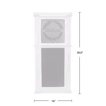 FirsTime & Co. FirsTime and Co. 34.5 in. x 16 in. Whitewash Wreath Chalkboard Memo Board, Farmhouse Style thumbnail 5