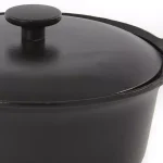 BergHOFF Ron 4.4 Qt. Cast Iron Stock Pot with Lid, Black thumbnail 2
