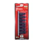 Husky 3/8 in. Drive Metric Pinless Universal Impact Socket Set, 7-Piece thumbnail 2