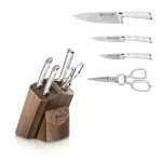 Cangshan S1 Series German Steel Forged 5-Piece Knife Block Set with Walnut Block thumbnail 2