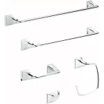 Delta Everly 18 in. Towel Bar, Polished Chrome thumbnail 4