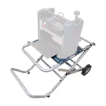 POWERTEC Rolling Foldable Table Saw Stand with 330 lb Capacity and 8-inch Wheels thumbnail 6