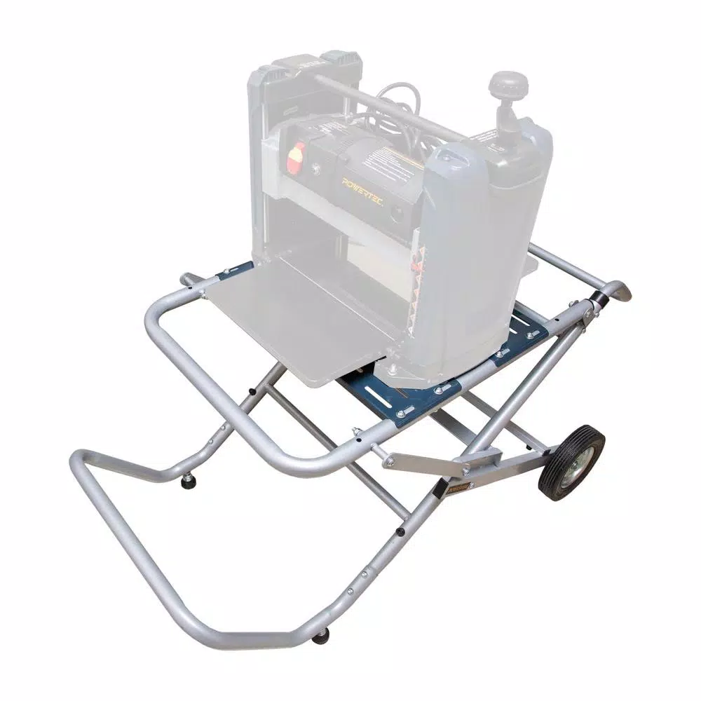POWERTEC Rolling Foldable Table Saw Stand with 330 lb Capacity and 8-inch Wheels