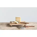 3R Studios 4-Piece Stainless Steel Cheese Knife Set with Copper Finished Handles thumbnail 1