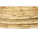 LITTON LANE Soft Gray Water Hyacinth and Seagrass Wicker Decorative Tray Set of 3 with Handles thumbnail 5