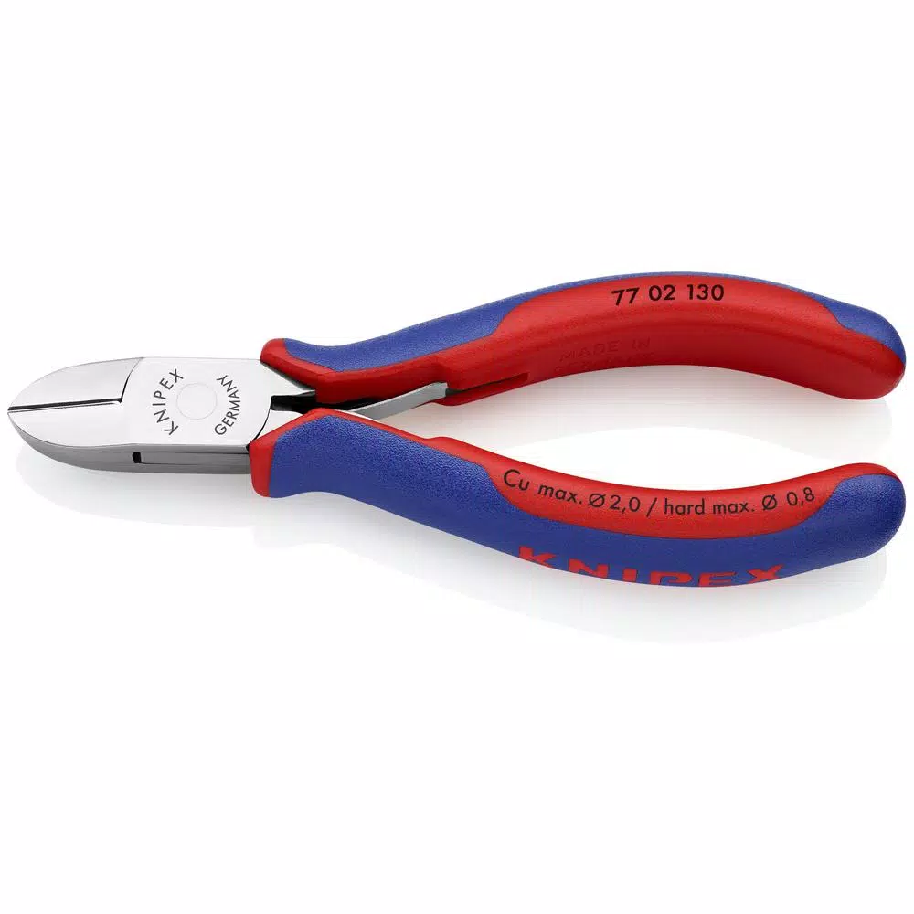KNIPEX 5-1/4 in. Electronics Diagonal Cutters with Comfort Grip Handles