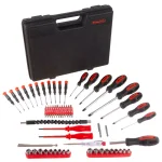 Stalwart 70-Piece Steel Screwdriver and Hand Tool Set with Carrying Case thumbnail 1