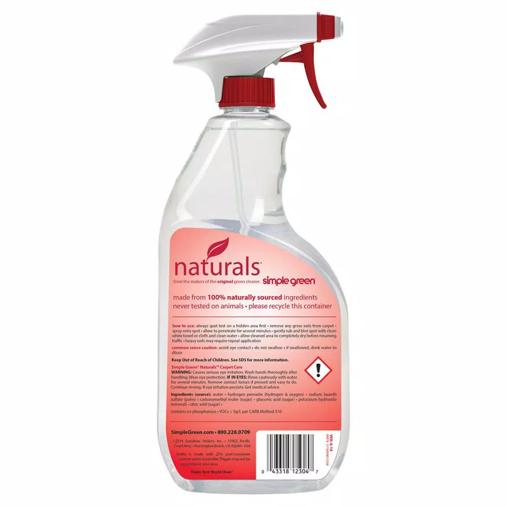 Simple Green Carpet Care Natural Spot Cleaner, 24 oz.