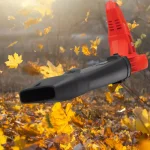 Sun Joe 10 Amp Electric Handheld Leaf Blower, 215 MPH, 240 CFM, 2-Speed, Red thumbnail 4