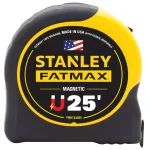 STANLEY FATMAX 25 ft. Magnetic Tape Measure, 14 ft. Standout, BladeArmor Protection thumbnail 1