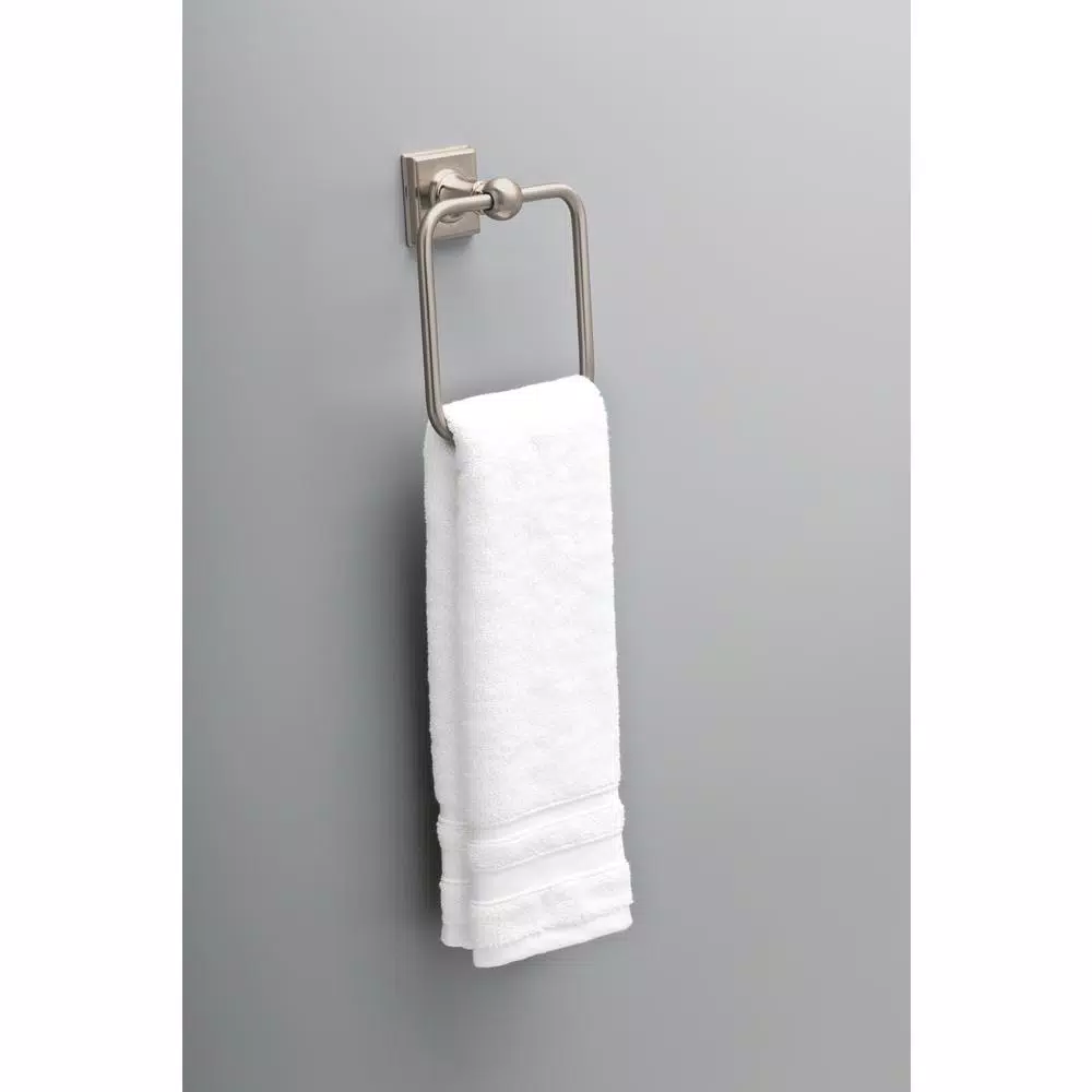 Delta Teague Brushed Nickel SpotShield Towel Ring