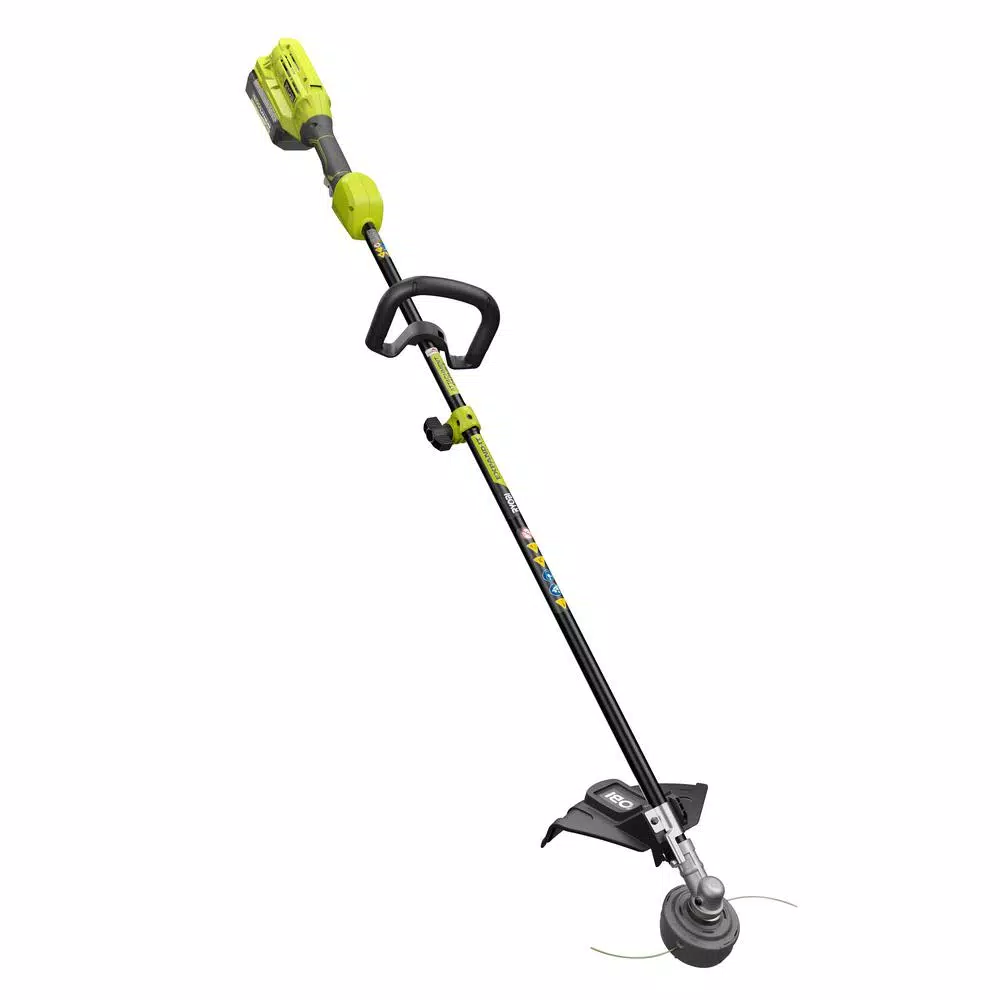RYOBI Reconditioned 40V Lithium-Ion Cordless Attachment Capable String Trimmer with 4 Ah Battery and Charger