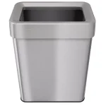 iTouchless 18 Gal. Stainless Steel Slim Open Top Commercial Trash Can with Dual Odor Filters thumbnail 5