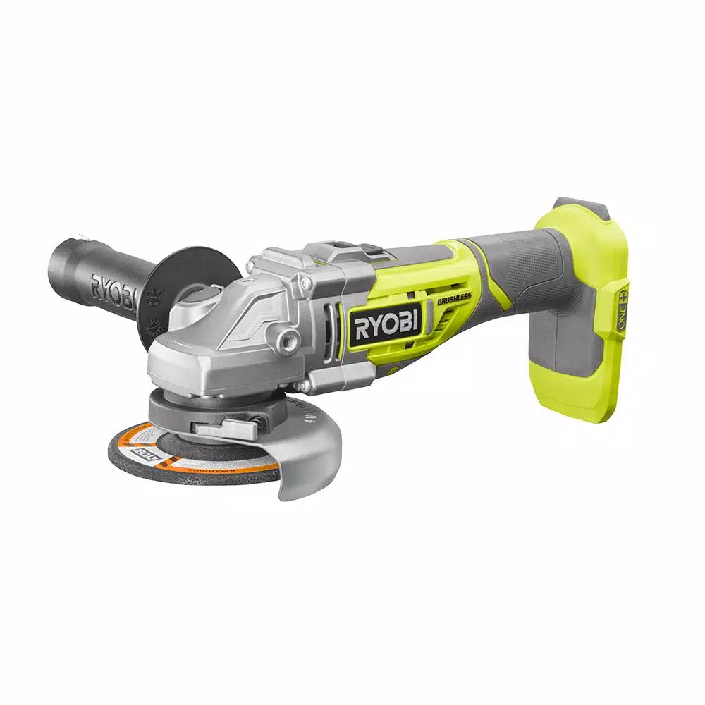 RYOBI 18V ONE+ Brushless 4-1/2 in. Cordless Angle Grinder/Cut-Off Tool (Tool Only)