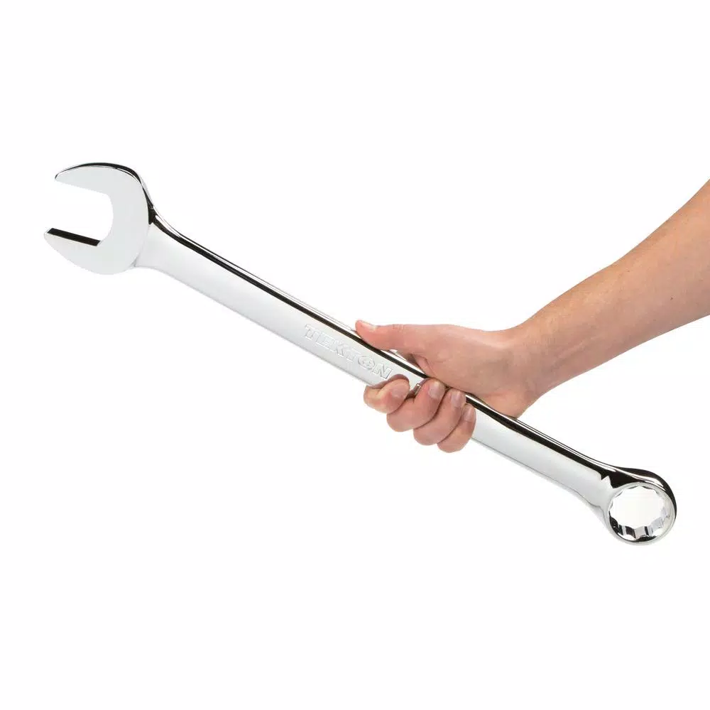 TEKTON 40 mm Combination Wrench, 12-Point Box End, Chrome Vanadium Steel