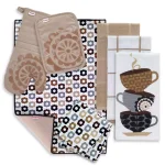 RITZ T-Fal Sand Cotton Kitchen Towel and Textile Set, 8-Piece Collection thumbnail 1
