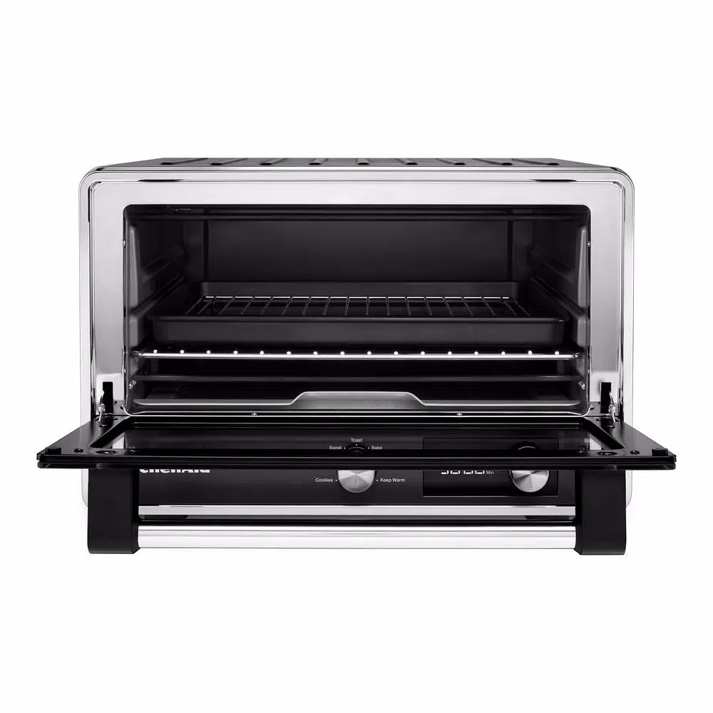 KitchenAid Matte Black Digital Countertop Oven with 9 Preset Functions