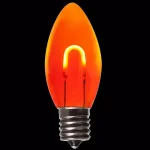 Wintergreen Lighting FlexFilament C9 LED Shatterproof Orange Vintage Edison Replacement Bulbs (5-Pack) thumbnail 1