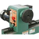 Grizzly Industrial 16 in. x 42 in. Heavy-Duty Variable-Speed Wood Lathe with Digital Speed Readout thumbnail 2
