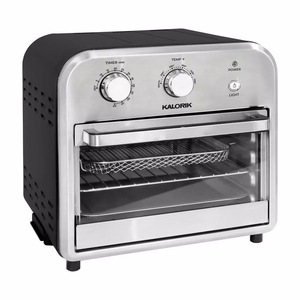 KALORIK 12.6 Qt. Stainless Steel Air Fryer Oven with Rapid Hot Air Technology