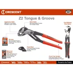 Crescent Z2 K9 V-Jaw Tongue and Groove Pliers, 16.5 in. thumbnail 5
