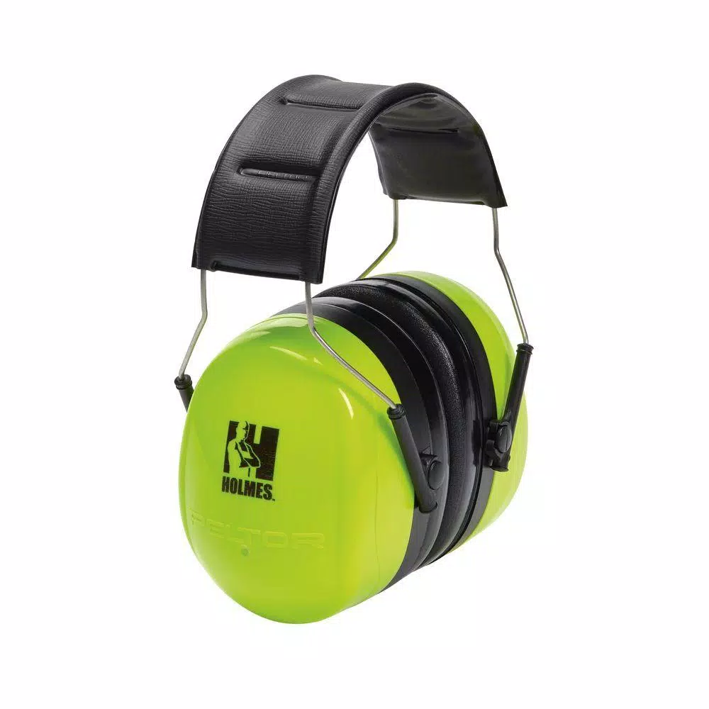 3M Workwear High-Visibility Green Professional Hearing Protector Earmuffs (Case of 4)
