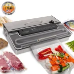 NutriChef Kitchen Pro Stainless Steel Food Vacuum Sealer System with Vacuum Bags and Roll thumbnail 10