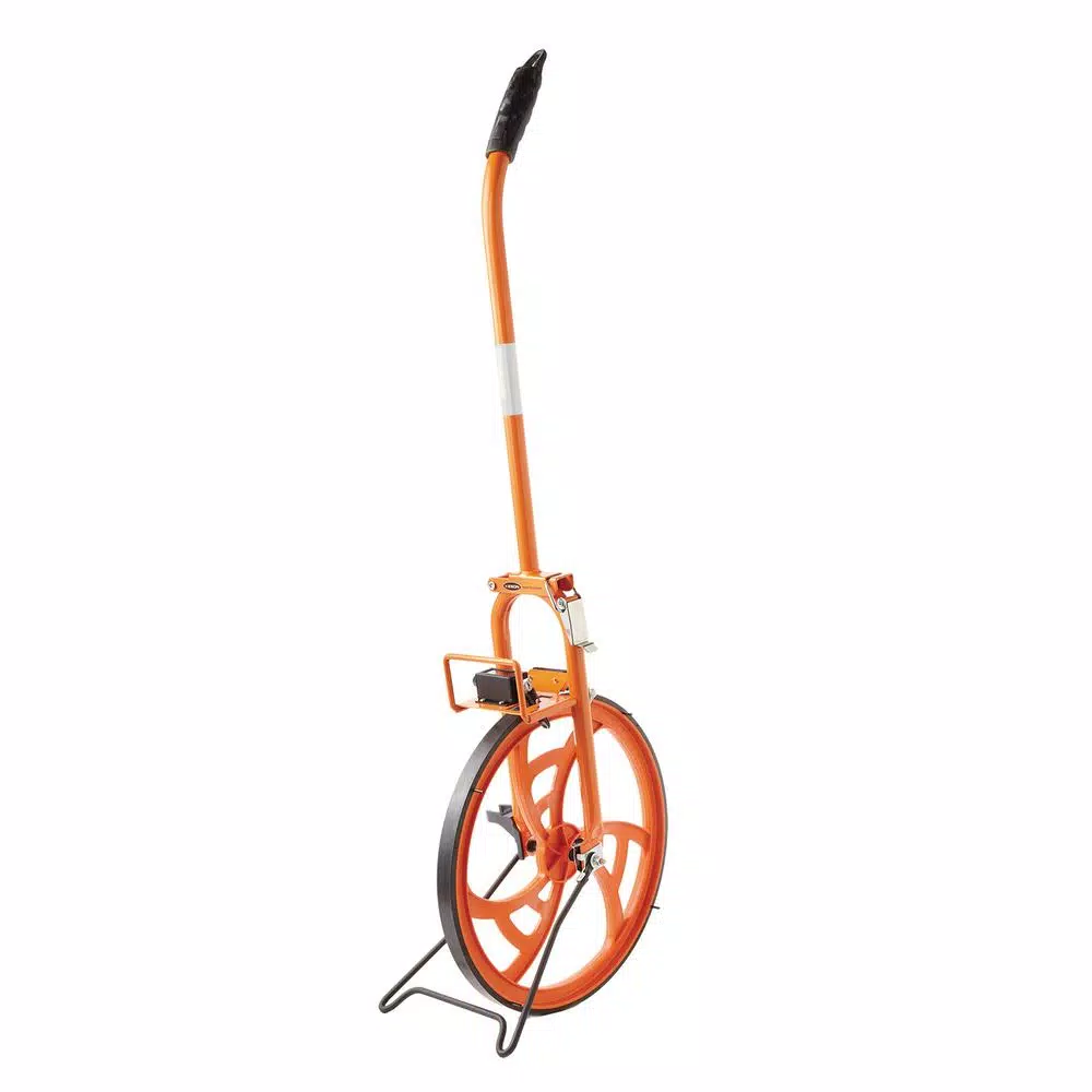 Keson 15.5 in. Professional Metal Measuring Wheel with ABS Molded Wheel and 5-Digit Counter