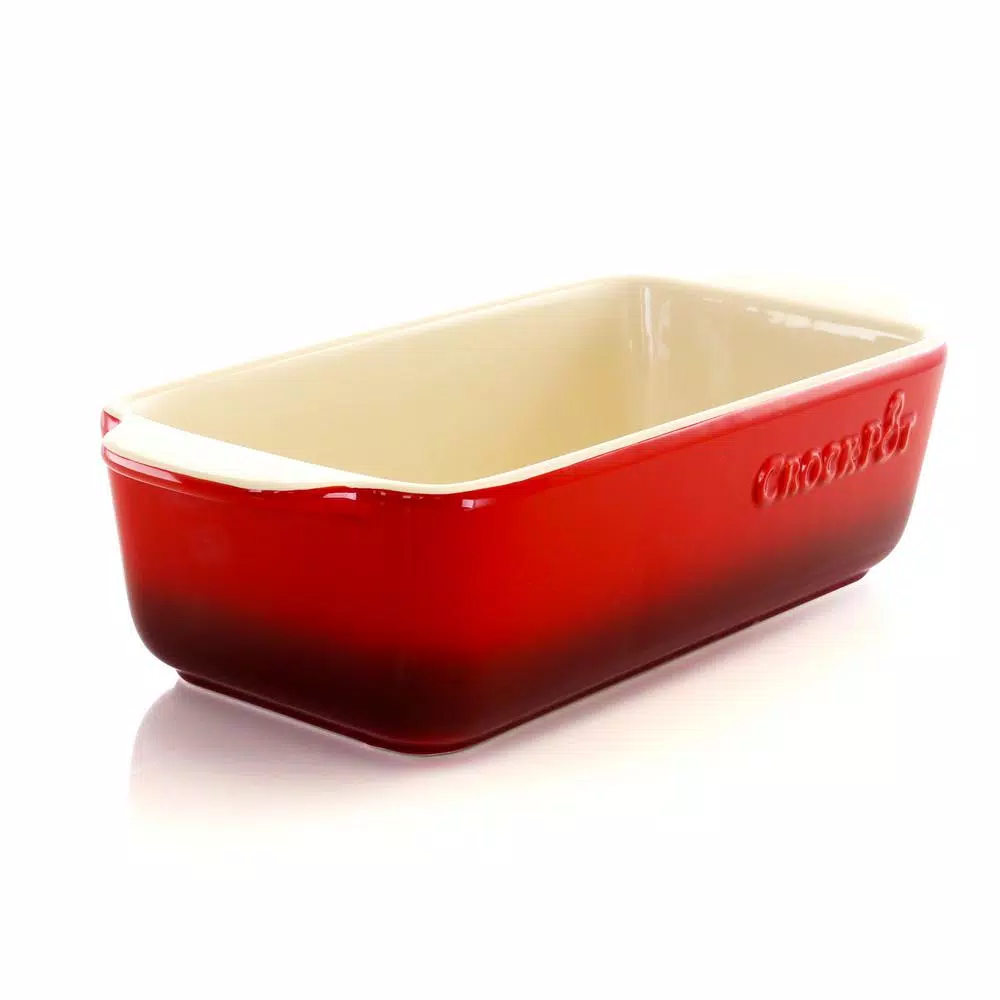 Crock-Pot Artisan 1.25 Qt. Stoneware Rectangle Bake Pan, Red
