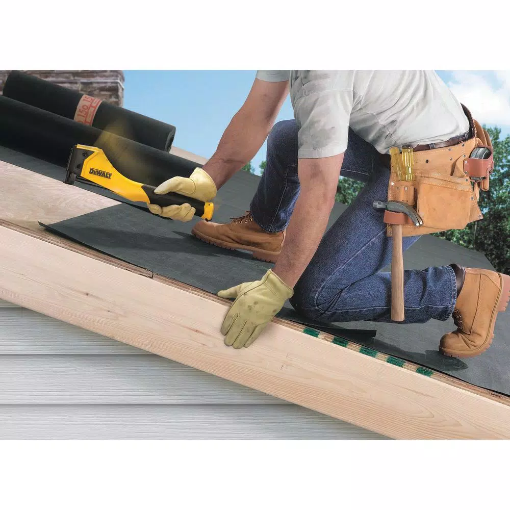 DEWALT Heavy-Duty Hammer Tacker with 5,000 Heavy-Duty 3/8 in. Staples