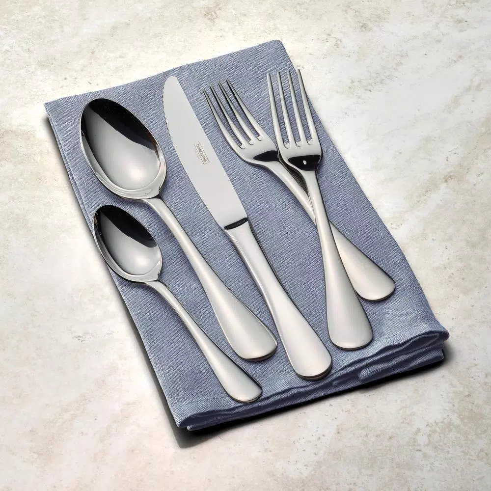 Tramontina Classic 20-Piece 18/10 Stainless Steel Flatware Set, Service for 4