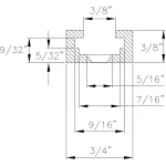 POWERTEC 48 in. Universal Stepped T-Track with 2 Hold-Down Clamps thumbnail 4