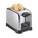 Hamilton Beach Classic 2-Slice Stainless Steel Wide Slot Toaster with 9 Browning Controls thumbnail 2