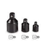 TEKTON 3-Piece Impact Reducer Set, Chrome Vanadium Steel Socket Adapters thumbnail 2
