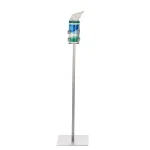 Alpine Industries 40.5 in. Sanitizing Cleaning Wipes Dispenser Stand, Silver Steel thumbnail 2