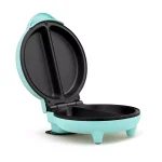 HOLSTEIN HOUSEWARES Holstein 2-Section Omelette Maker, 4-Egg Capacity, Mint and Stainless Steel thumbnail 1