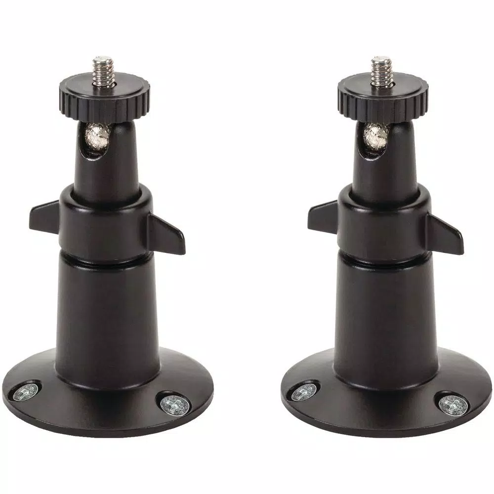Wasserstein Black Security Wall Mounts for Arlo and Arlo Pro (6-Pack)