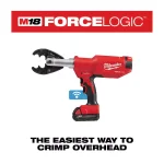 Milwaukee M18 FORCE LOGIC 6-Ton Pistol Utility Crimping Kit with O-D3 Jaws and 2 Batteries thumbnail 3