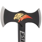 Estwing Black Eagle Double Bit Axe with Leather Grip, Forged American Steel thumbnail 2