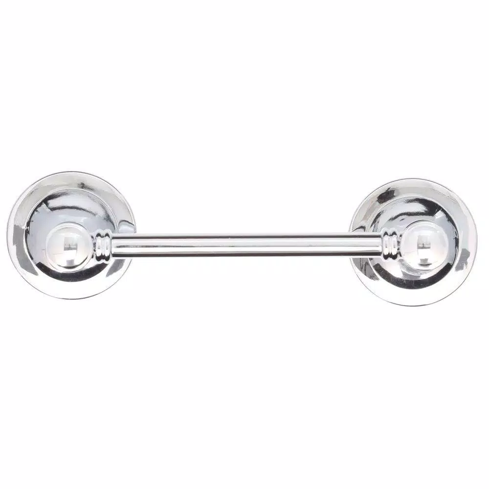 Delta Silverton 3-Piece Chrome Bath Hardware Set with 18 in. Towel Bar, Toilet Paper Holder, and Robe Hook